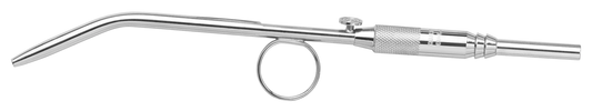 No-Clog surgical aspirators with 1.5, 2.5, or 3.0mm opening and built-in stylet