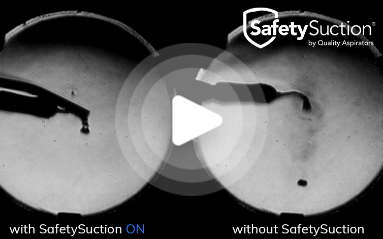 SafetySuction Schlieren Imaging Comparison